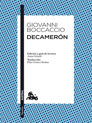 cover image of Decamerón